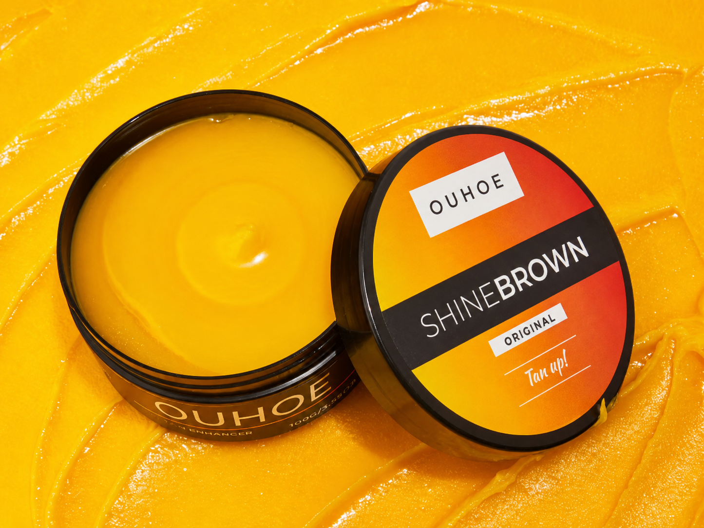 Ouhoe Shine Brown – tanning cream för solbrun glow