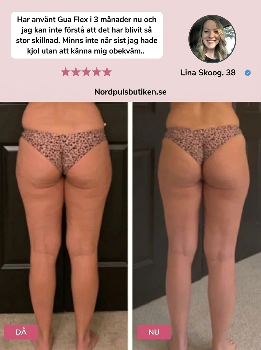 Gua Flex - minskar celluliter på lår, mage och rumpa på 3 minuter