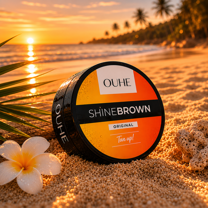 Ouhoe Shine Brown – tanning cream för solbrun glow
