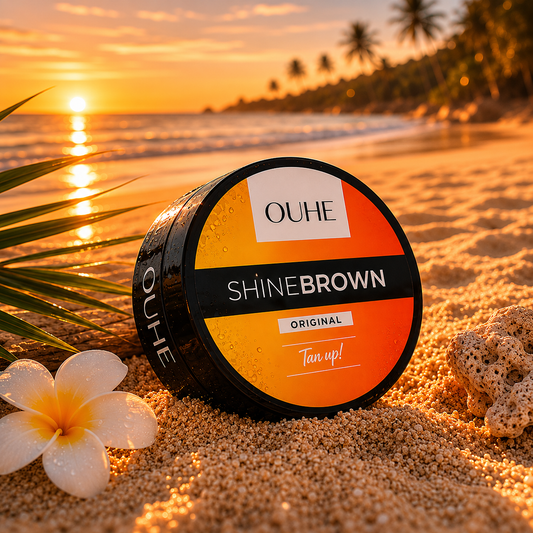 Ouhoe Shine Brown – tanning cream för solbrun glow