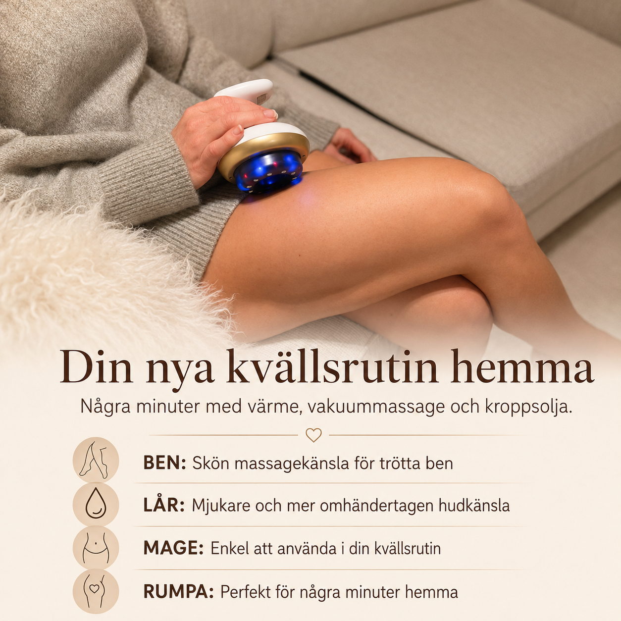 Gua Flex - minskar celluliter på lår, mage och rumpa på 3 minuter